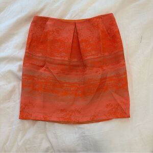 💙 Lela Rose Coral Pleated Skirt EUC size 8